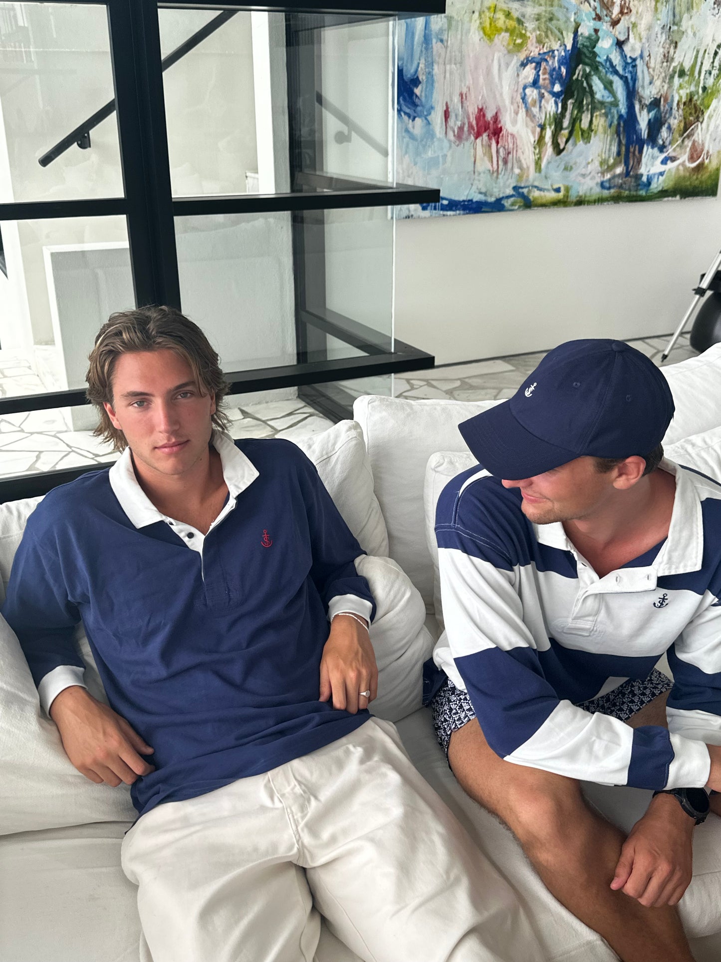 ORIGINAL RUGBY -navy/white stripe