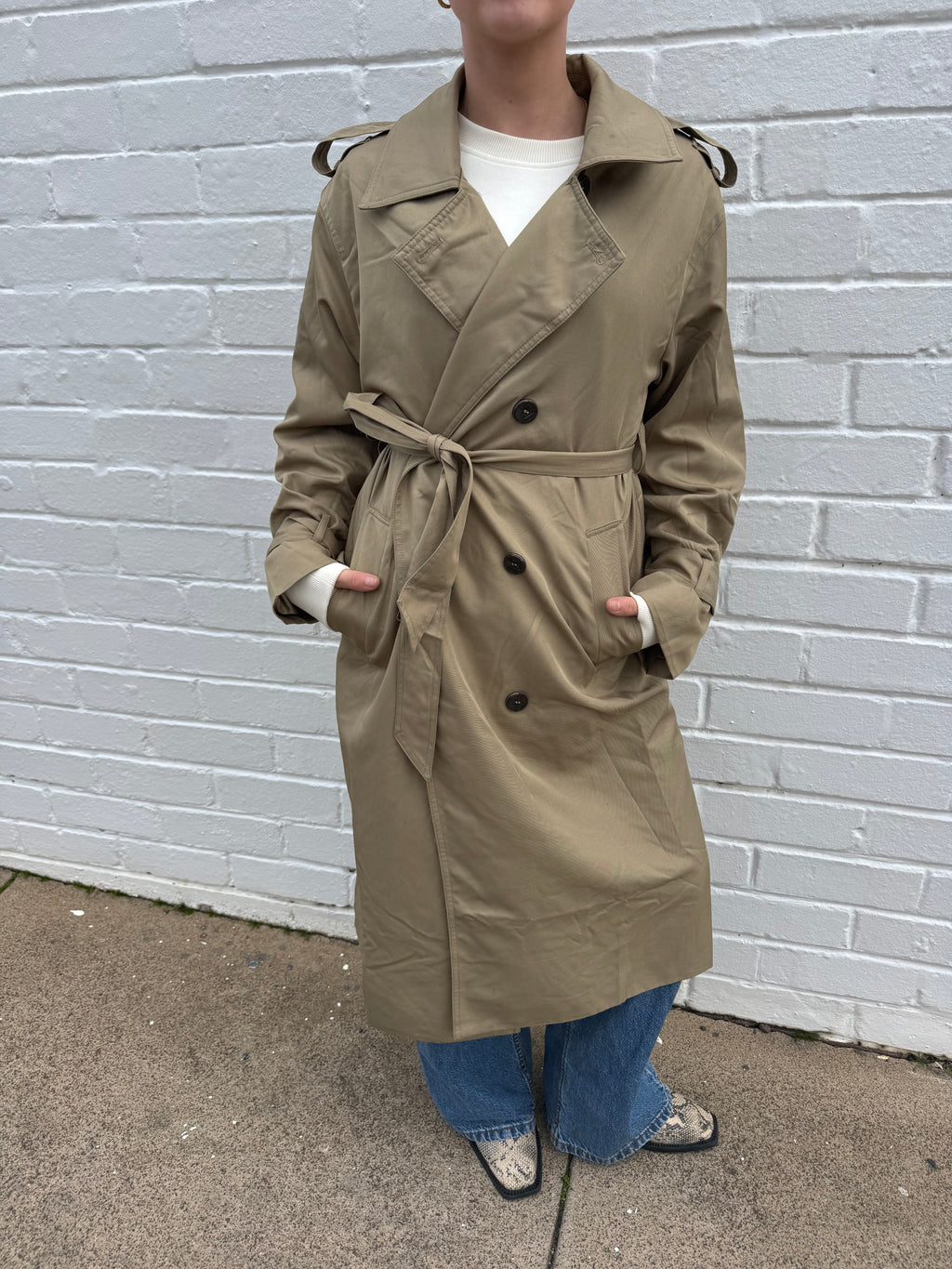 Juliette Trench Coat - Khaki