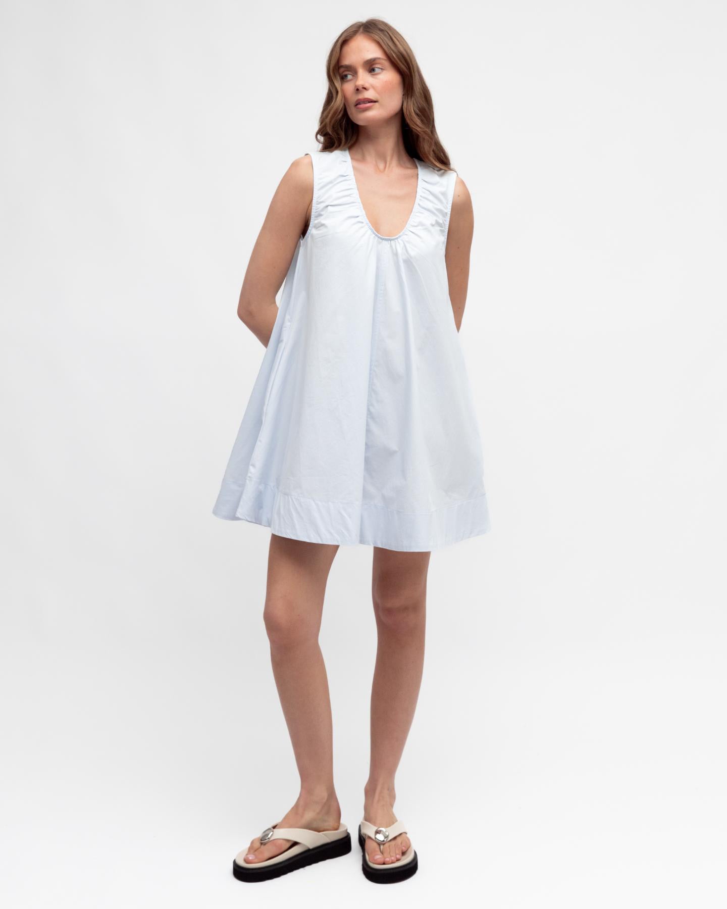 Matilda Dress - Sky Blue