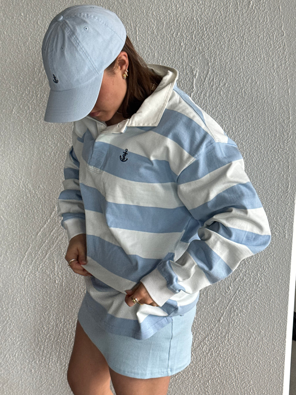 ORIGINAL RUGBY- blue and white