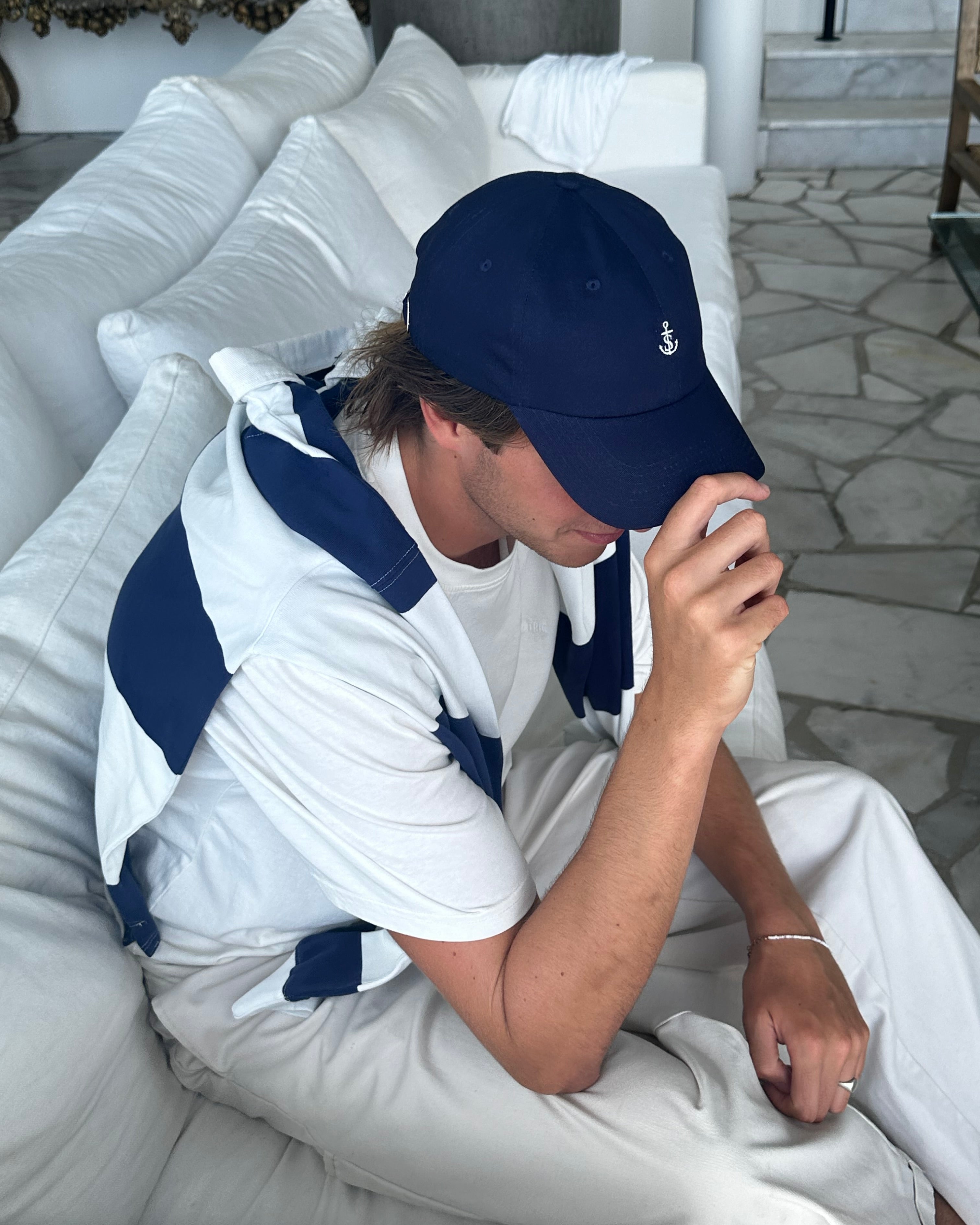 Stanlie Cap - Navy/Red