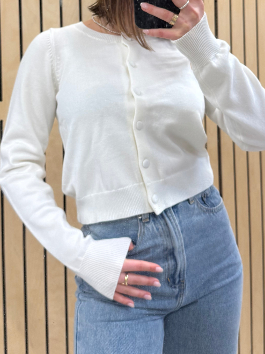 Heidi Cardigan - Ivory