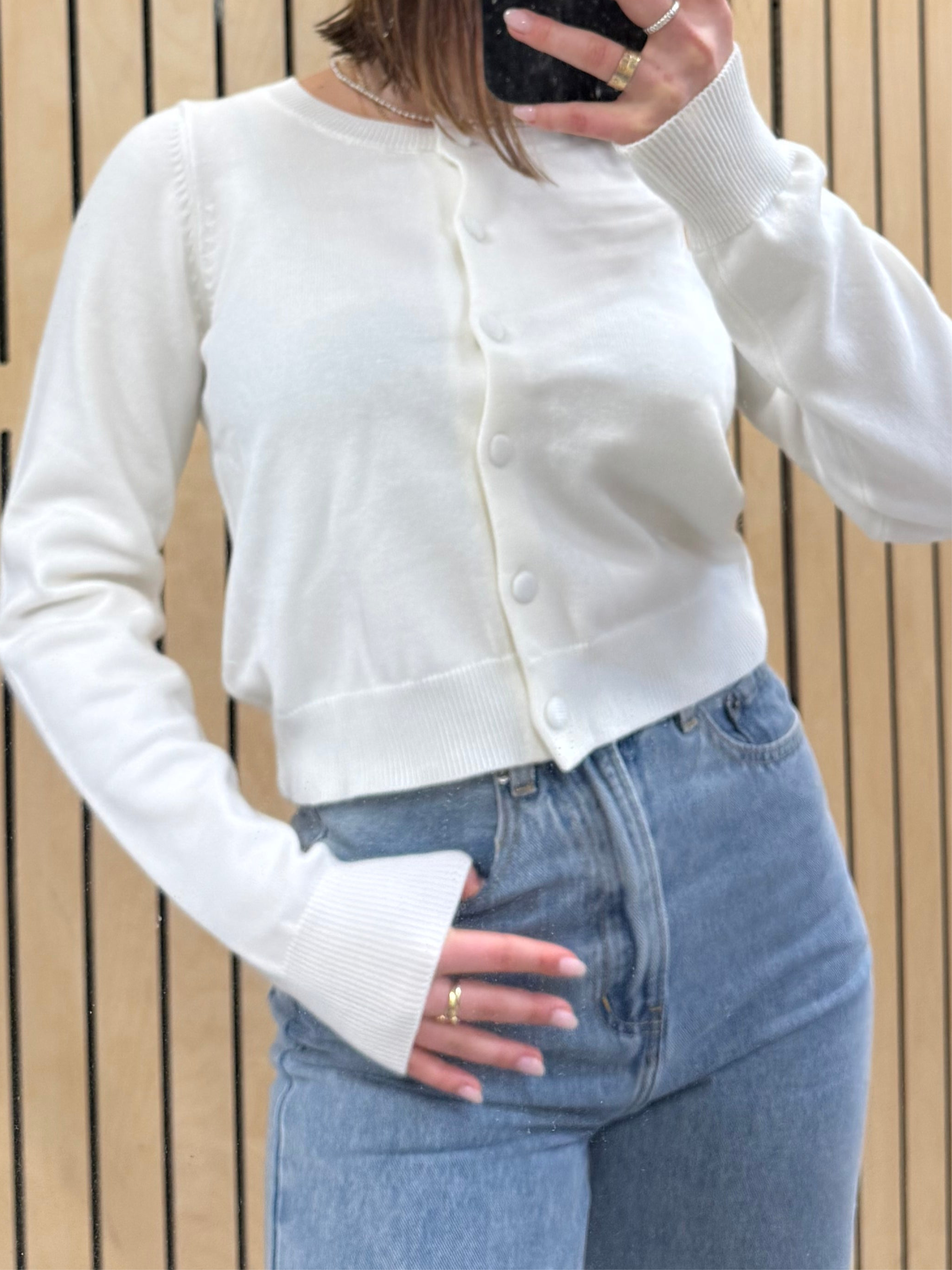 Heidi Cardigan - Ivory