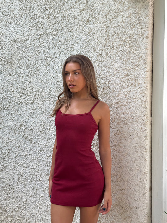 DAHLIA DRESS - wine