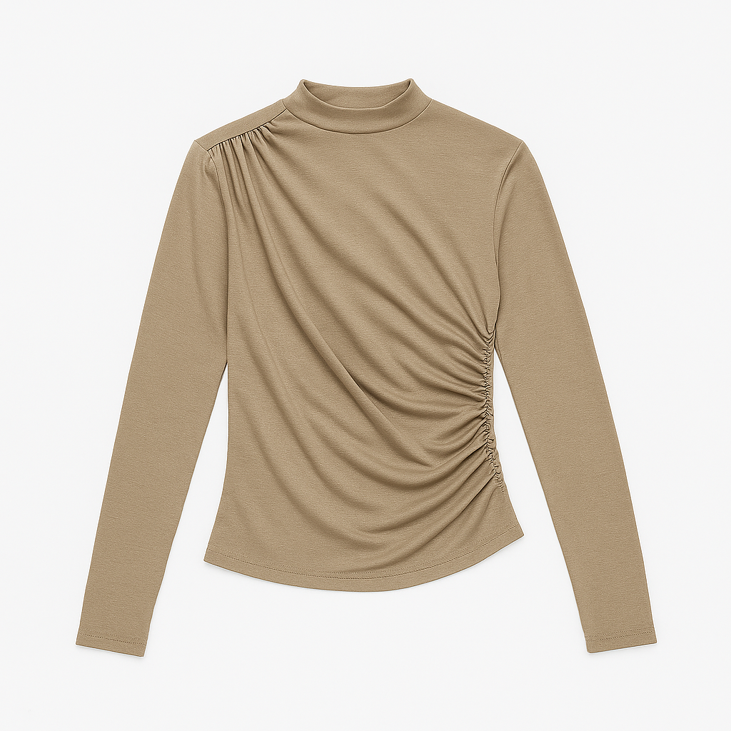 Harper Long Sleeve- Mushroom
