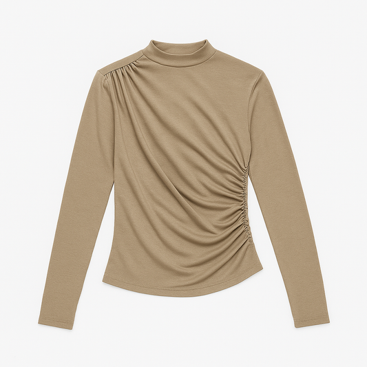 Harper Long Sleeve- Mushroom