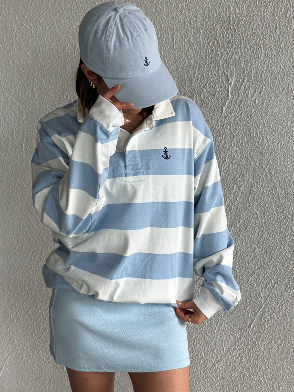 ORIGINAL RUGBY- blue and white