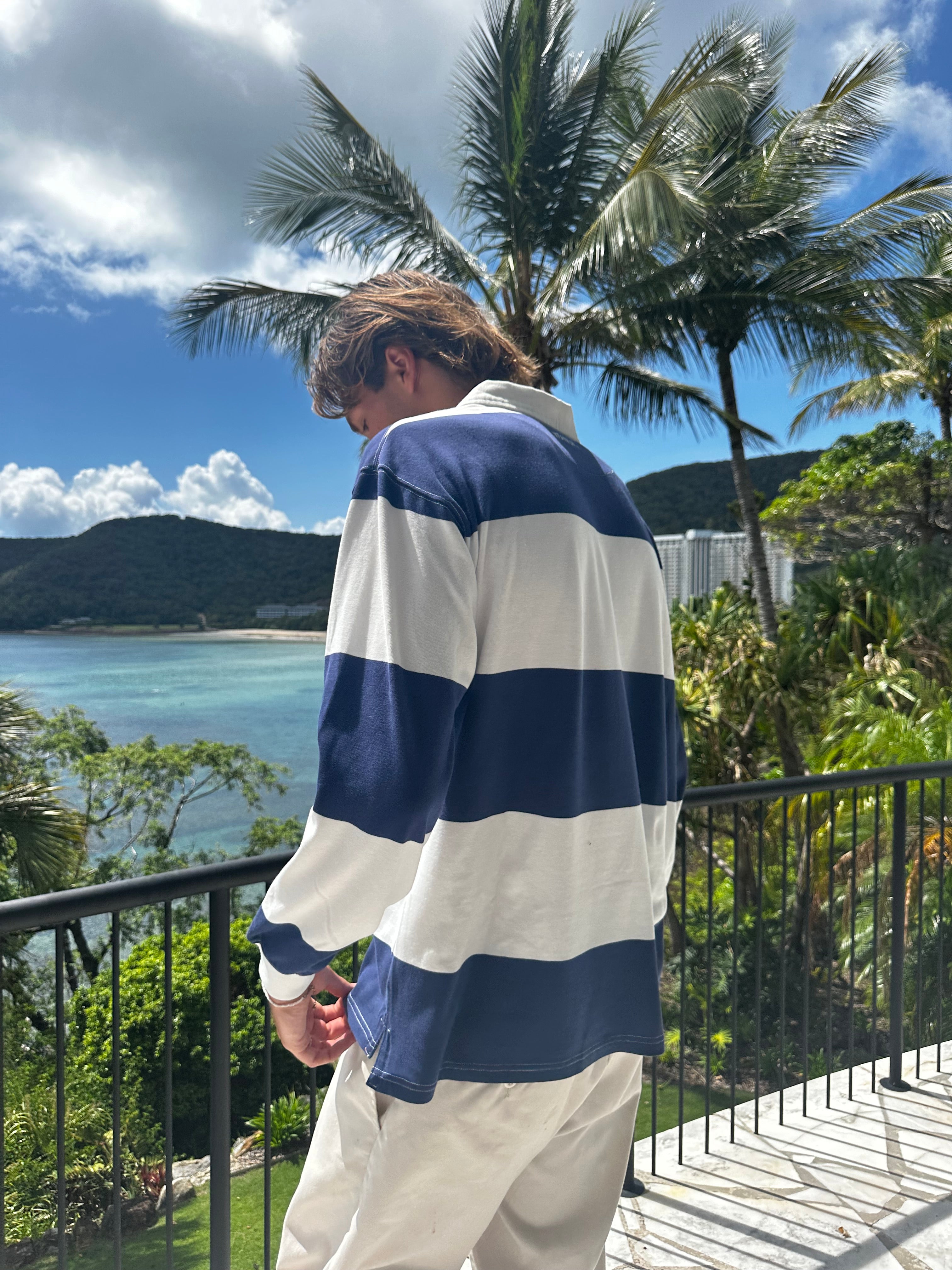 ORIGINAL RUGBY -navy/white stripe