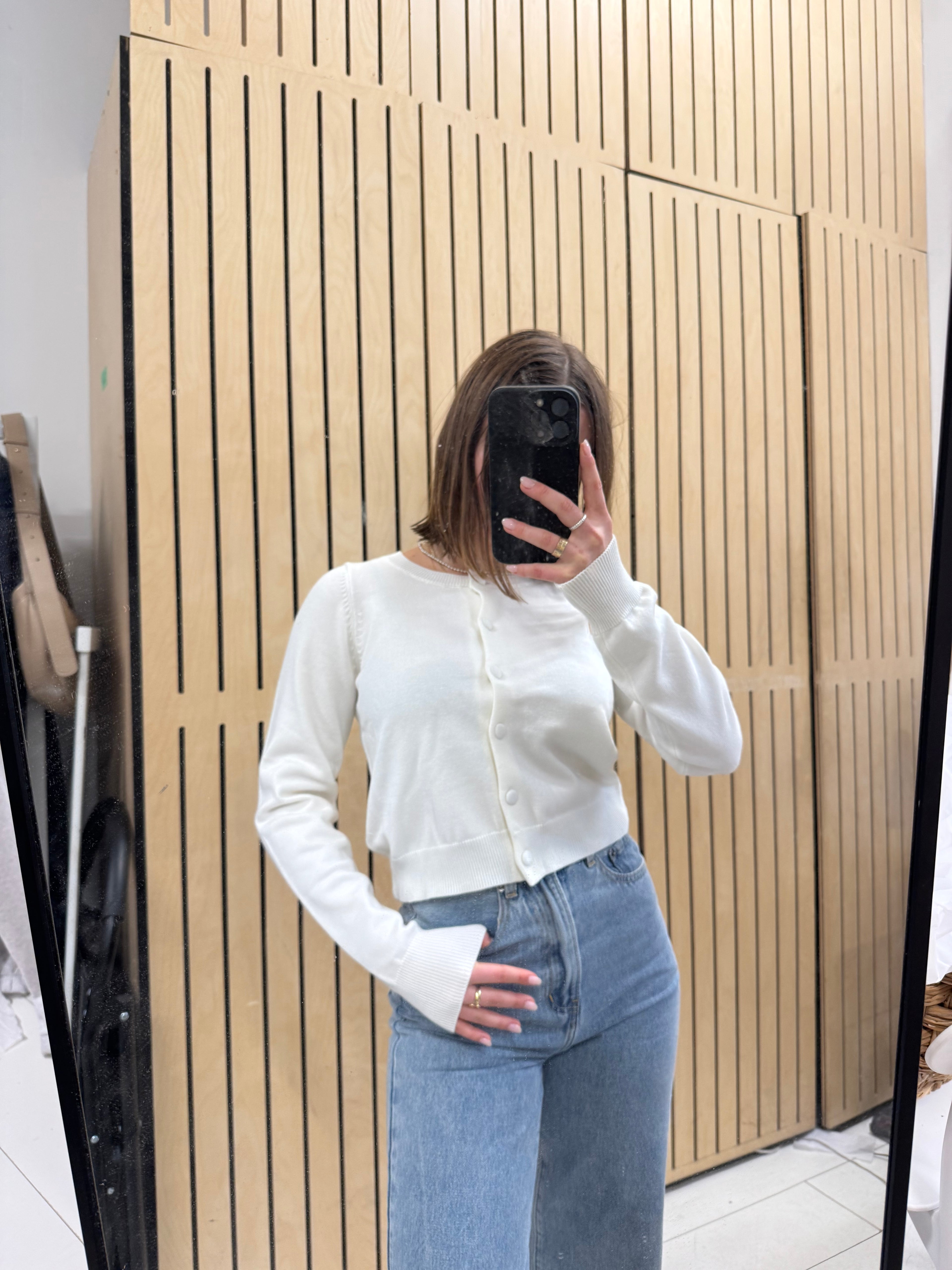 Heidi Cardigan - Ivory