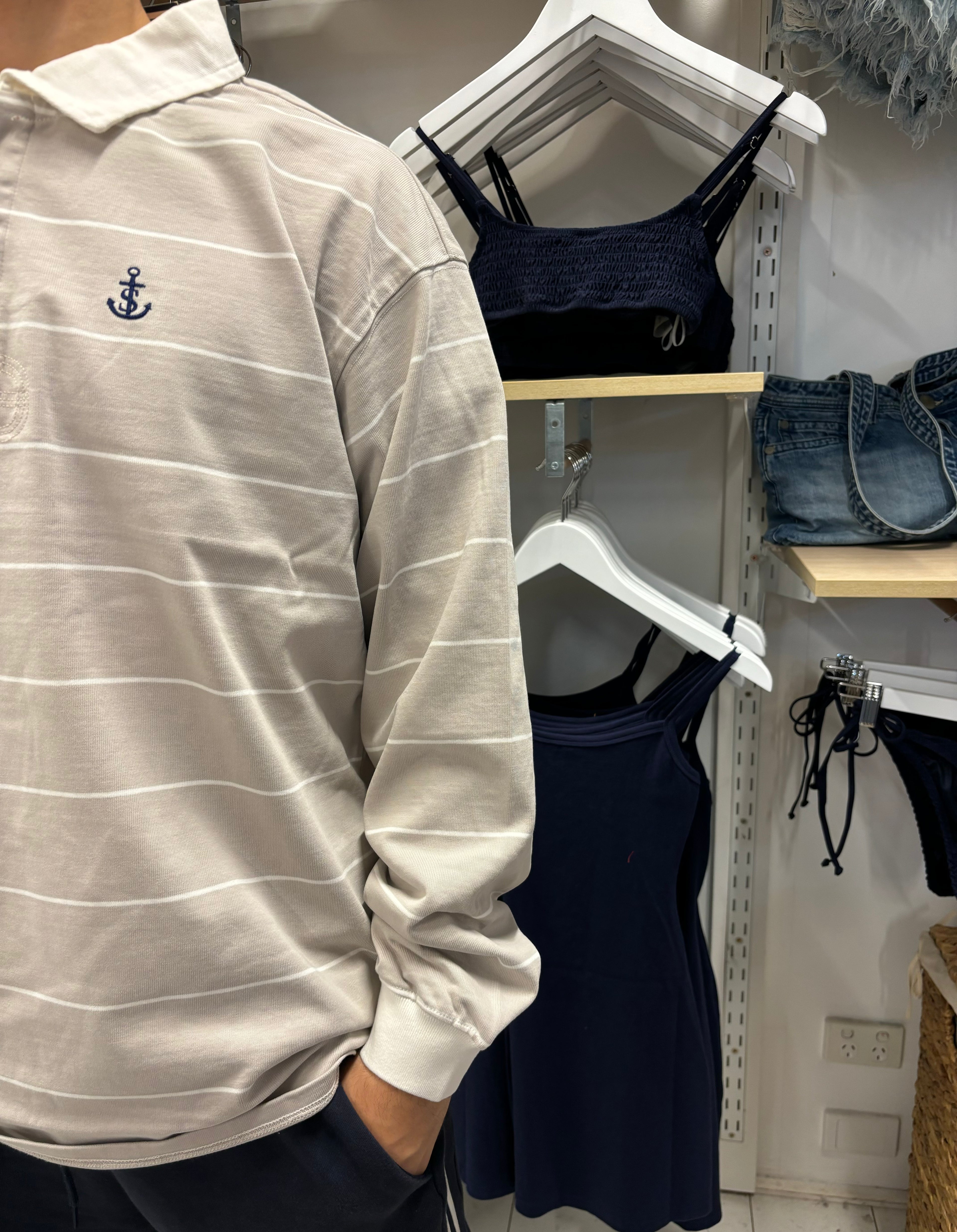 ORIGINAL RUGBY- smoke white