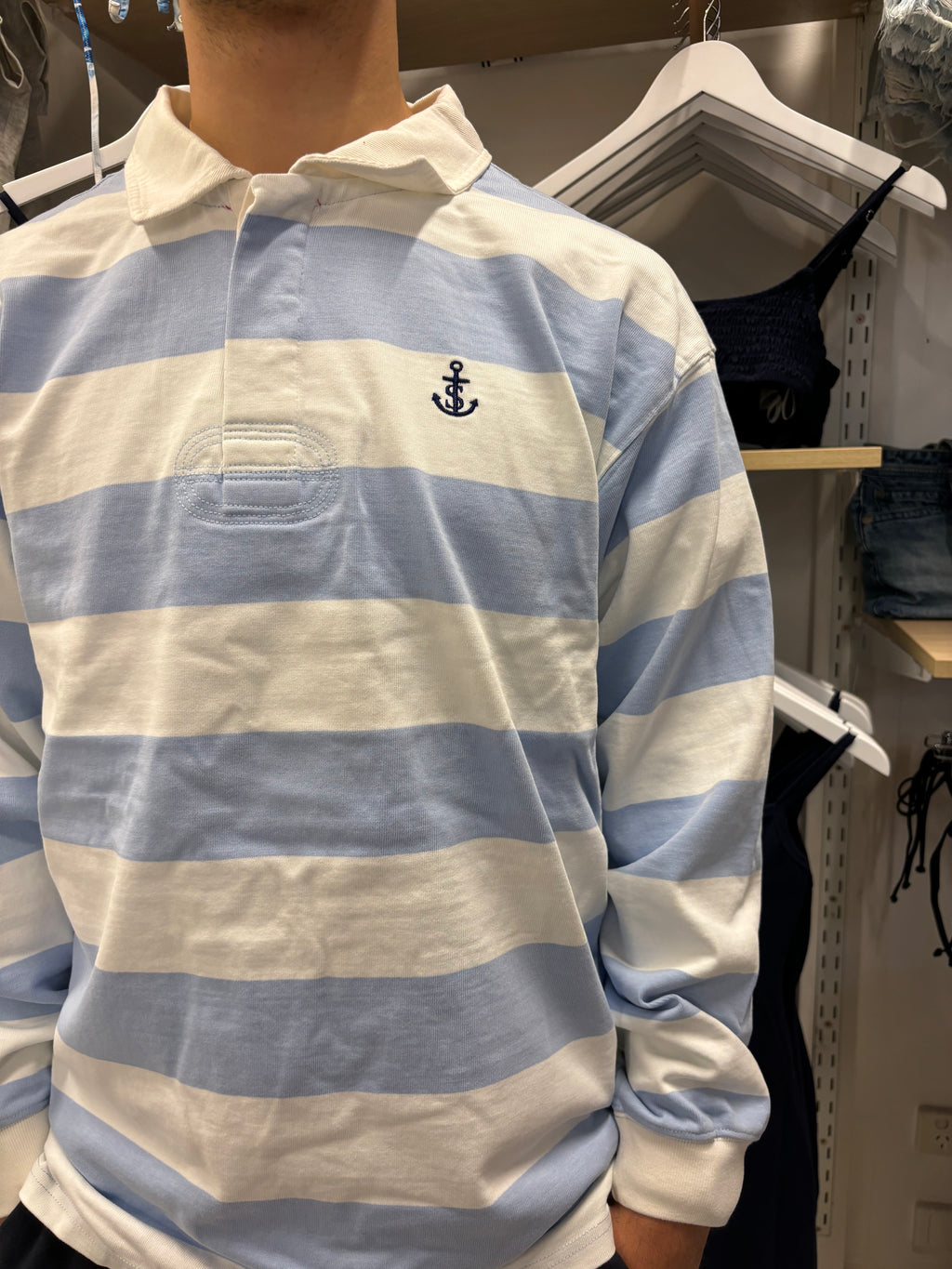 ORIGINAL RUGBY- blue and white