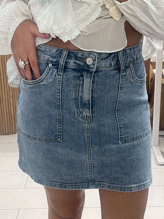 EMMA DENIM SKIRT