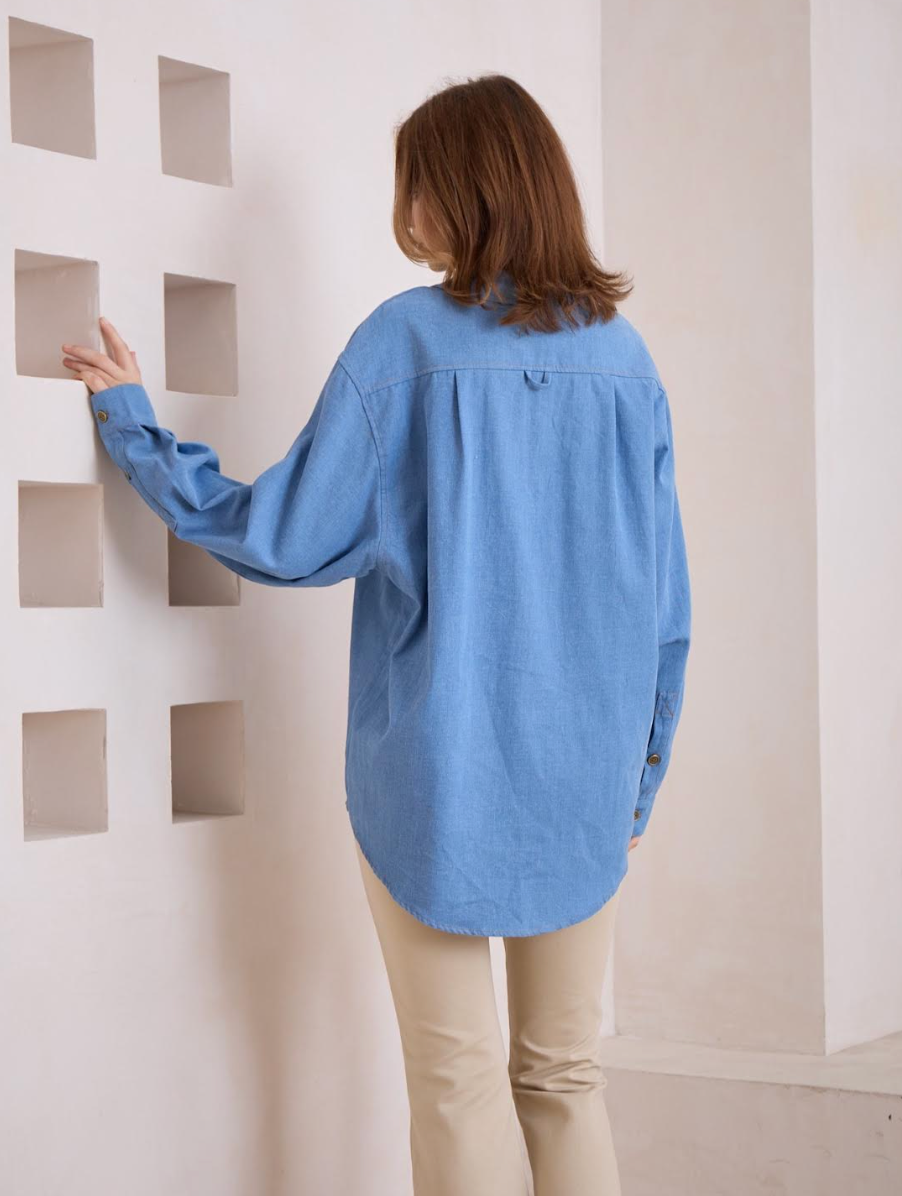 Pippa Shirt - Denim Blue