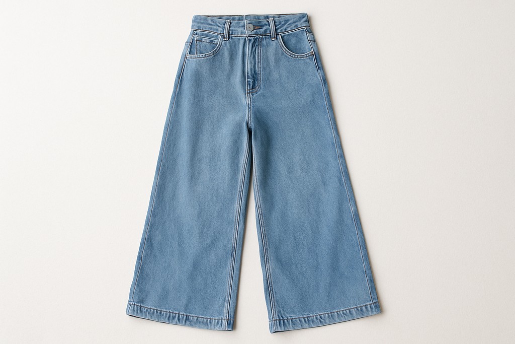 Generated Clara Wide-Leg Jeans Flat Lay