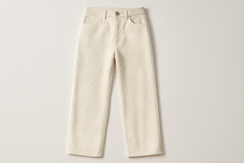 Generated Isla Textured Jeans Flat Lay