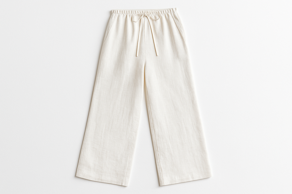 Generated Kate Linen Pants Flat Lay