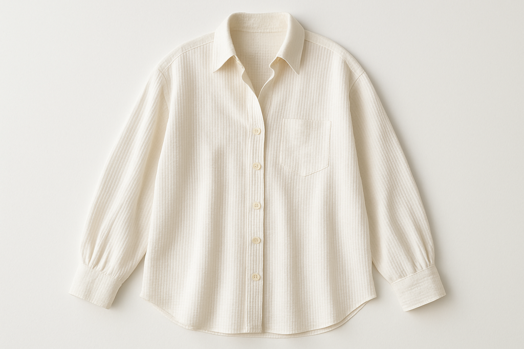 Generated Maya Oversized Shirt Flat Lay