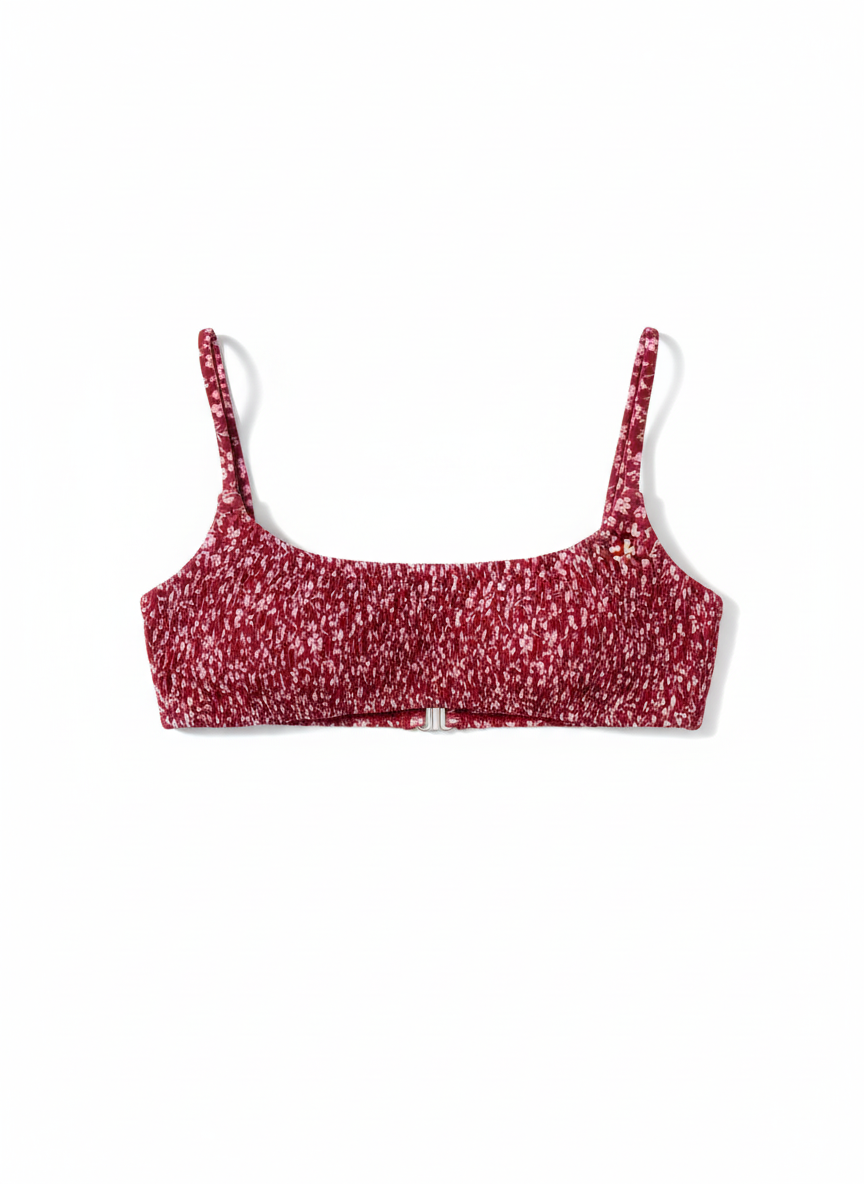 Zarlie Top Blosson flat lay with shirring details